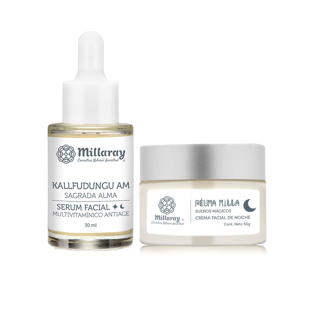 Beauty Noche - Serum Ácido Hialurónico + Crema de Noche