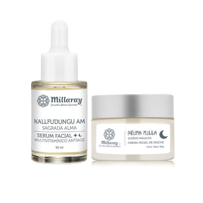 Beauty Noche - Serum Ácido Hialurónico + Crema de Noche