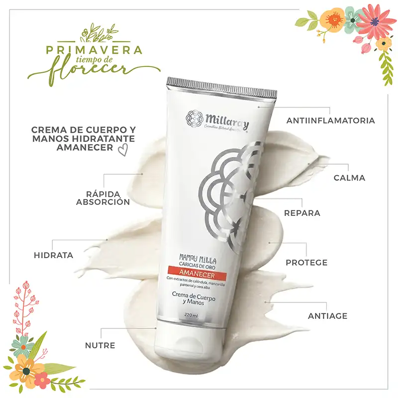 Crema de Cuerpo y Manos Hidratante Amanecer
