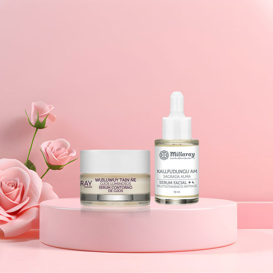 GOLD  Serum Ácido Hialurónico + Serum Contorno de Ojos