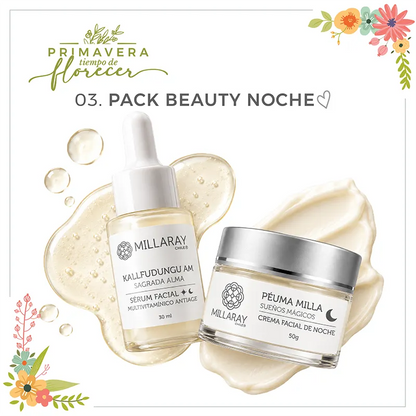 Beauty Noche - Serum Ácido Hialurónico + Crema de Noche